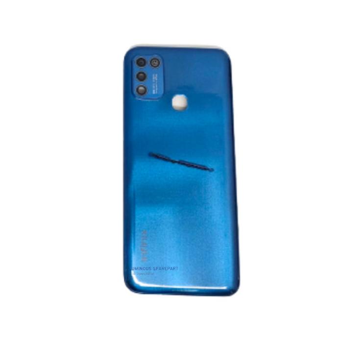 Gambar Backdoor / Backcover / Housing Infinix Hot 10 Play/X688/X688C Original - Biru dari Luminous Sparepart undefined Tokopedia