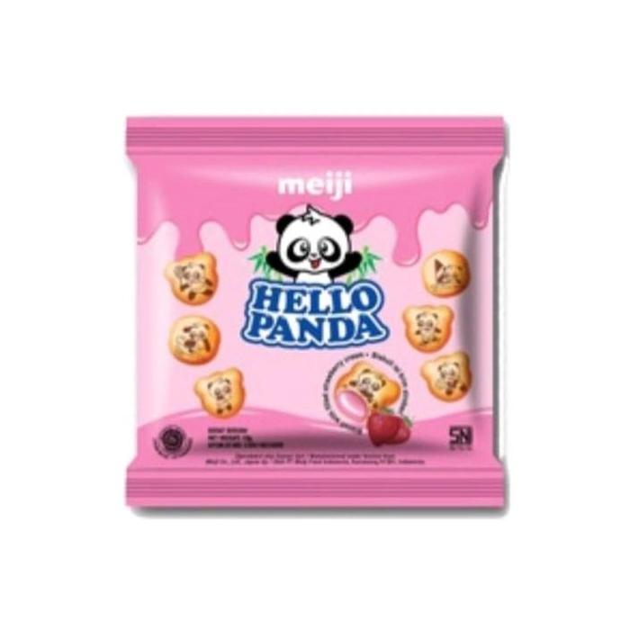 Gambar Model Terbaru Hello Panda | Isi 10 Pcs @8 Gr | Meiji - Strawberry dari gyozhajin undefined Tokopedia