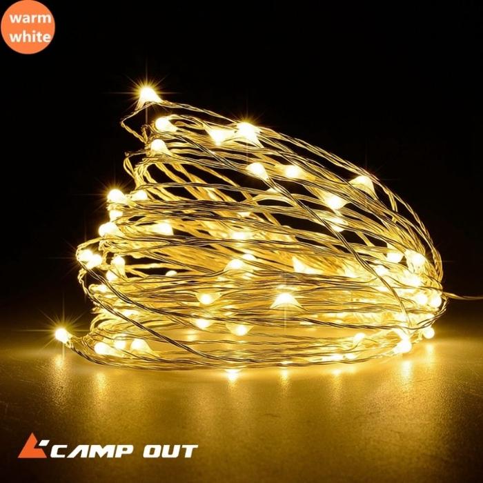 Gambar Lampu Kawat Hias LED Camping - Light Waterproof USB 5M Outdoor - Warm White dari Camp Out undefined Tokopedia