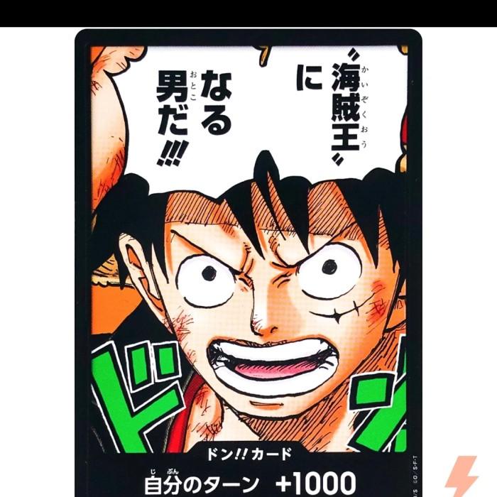 Gambar 1 Don! card Luffy limited edition one piece TCG dari Olegoalshop undefined Tokopedia