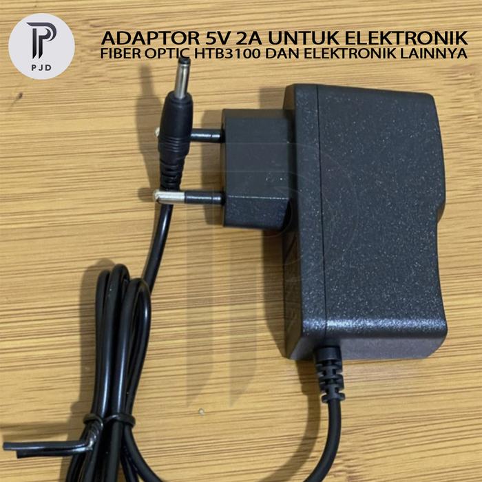Gambar Adaptor 5V 2A untuk Fiber Optic HTB3100 HTB 3100 / Elektronik Lainnya - Adaptor Kecil dari PJD Shop ID undefined Tokopedia