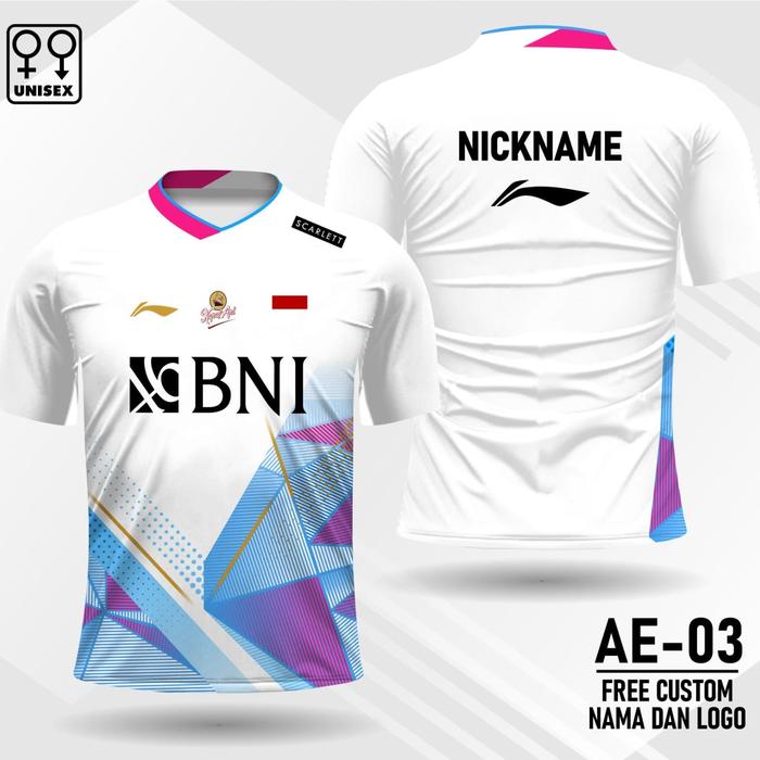 Gambar Jersey Badminton All England 2024 Kaos Badminton Ginting Jojo - Putih, 5XL dari Kaos Jersey Satuan undefined 4 Tokopedia