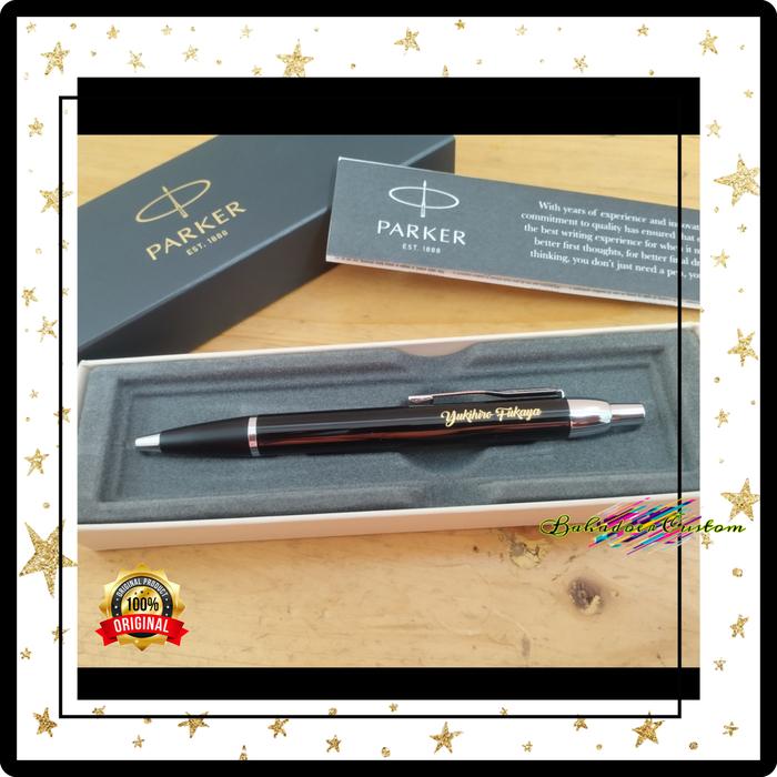 Jual PULPEN PARKER ORIGINAL IM GRATIS REQUEST CUSTOM GRAFIR NAMA
