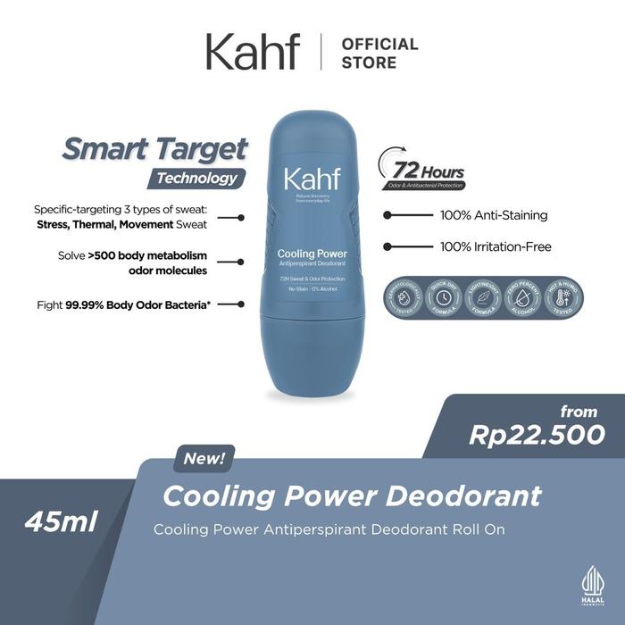 Gambar KAHF DEODORANT 45ML - COOLING POWER dari Toko Daun Ijo undefined Tokopedia