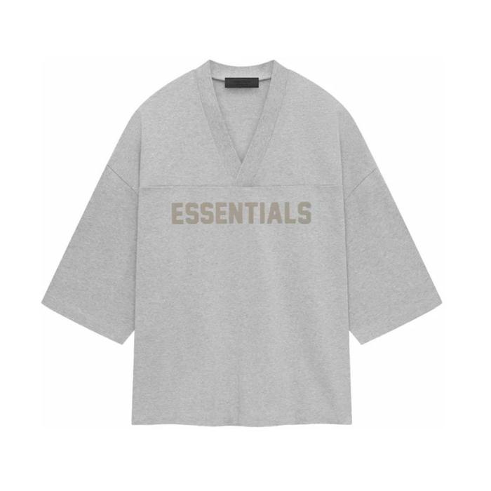 Gambar Fear Of God Essentials Football T-Shirt Authentic - LIGHT GREY, XXS dari True OG Kicks undefined Tokopedia