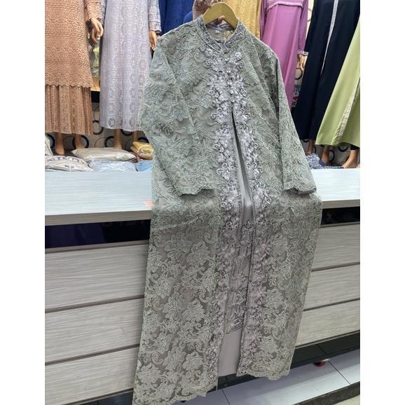 Gambar New Gamis Pesta - Baju Ibu Hajat - Seragam Bridesmaid - Outer Set - Sepuluh, L dari Hasna_StoreID undefined Tokopedia