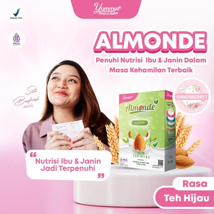 Jual ALMONDE PREMIUM ALMOND Asi Booster Minuman Almond Premium Yummys ...