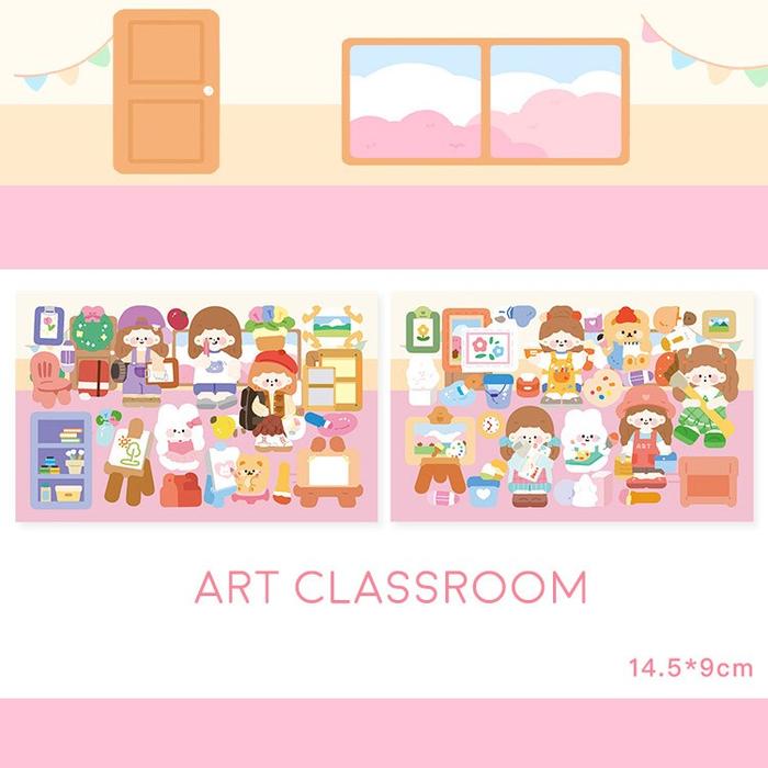 Gambar DECO STICKERS IDEAL LIFE SERIES STIKER DIARY LUCU UNIK ANAK-ANAK - Art Classroom dari TOKO-OEM undefined 5 Tokopedia