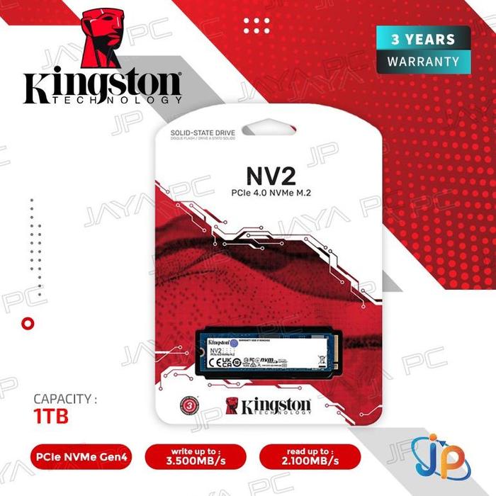 Jual Kingston Ssd Nv2 Pcie Gen4 Nvme 1Tb M2 Tb Kota