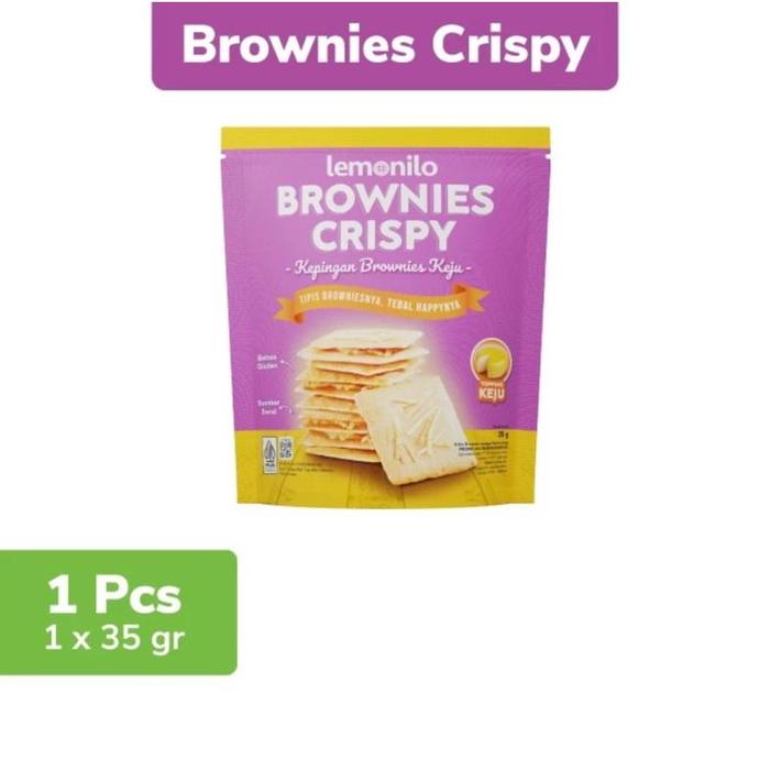 Gambar Best Saller Lemonilo Brownies Crispy 30Gr - Keju, 30gr dari hipernana undefined Tokopedia