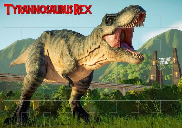 Gambar Jigsaw Puzzle Anak Dinosaurus T-Rex Triceratops Velociraptor Indominus - Gambar 1, Kecil 20x15cm dari Cakraf undefined Tokopedia