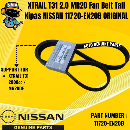 Jual XTRAIL T31 2.0 MR20 Fan Belt Tali Kipas NISSAN 11720EN20B