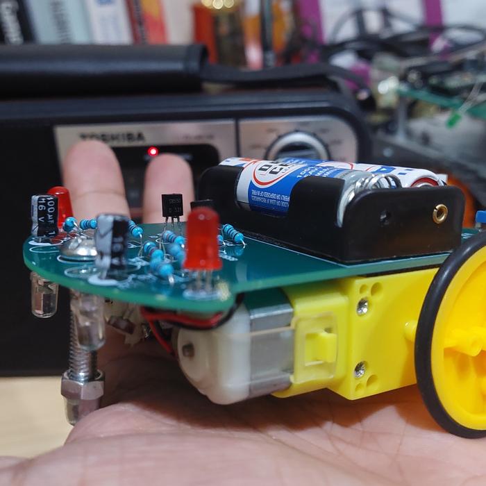 Jual kit robot line follower sudah tersolder analog lm393 Kab