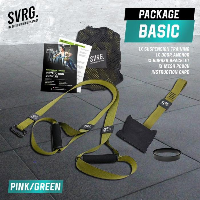 Gambar Svarga Power Suspension Training Pro & Basic | Resistance Exercise - BASIC Hijau dari tania' undefined Tokopedia