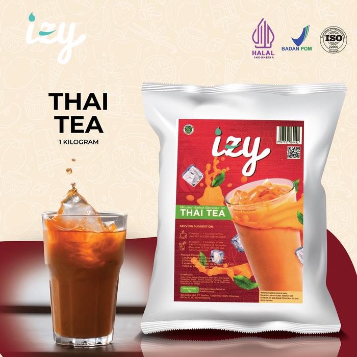 Jual Izy Powder Drink Thai Tea - Bubuk Minuman Teh Thailand 1 Kg - Kab ...