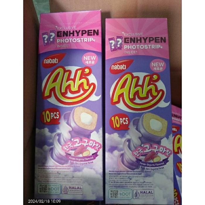 Gambar Best Saller Nabati X Enhypen Korean Goguma Nextar, Ahh, Wafer Dapat - AHH, Enhypen dari mnirestyy undefined Tokopedia