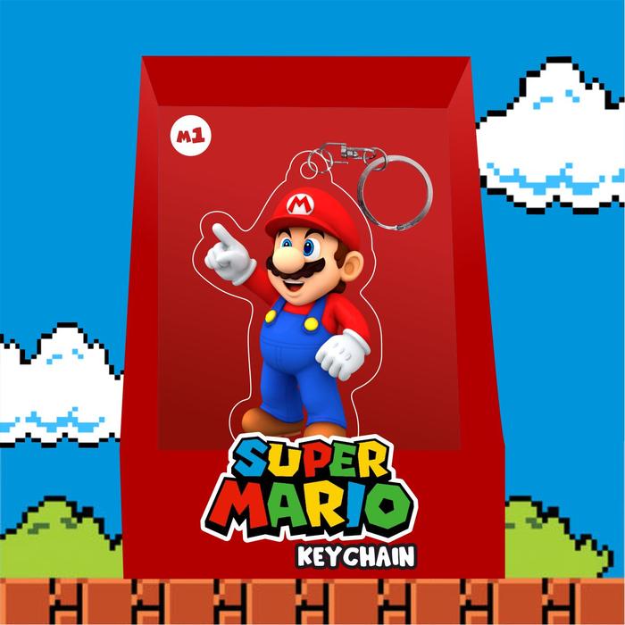 Jual Gantungan Kunci Super Mario Bros And Friends Keychain
