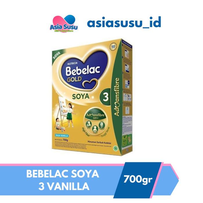 Gambar BEBELAC GOLD SOYA 3 VANILLA 700 GR ( 1 - 3 Tahun ) dari asiasusuwahidin undefined Tokopedia