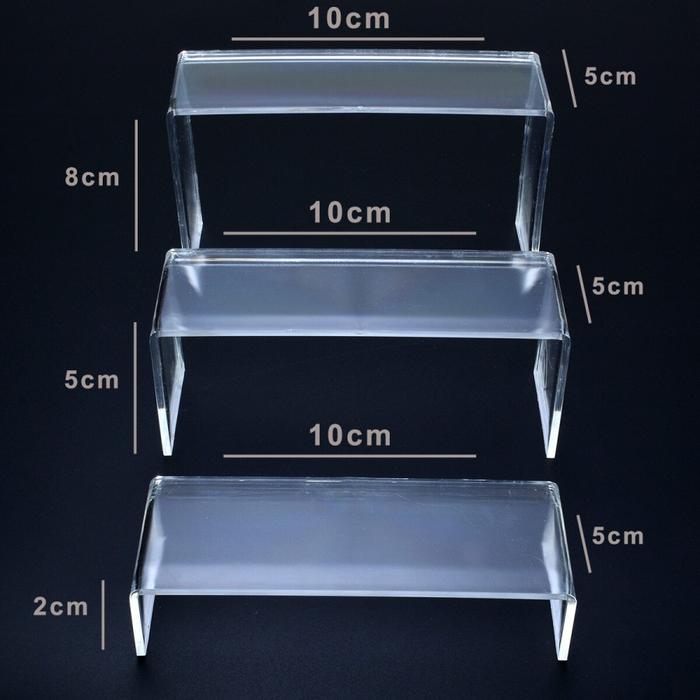 Gambar Acrylic Stand Display Action Figure Small Medium Akrilik 3mm - 10x5x2 dari klin's undefined Tokopedia