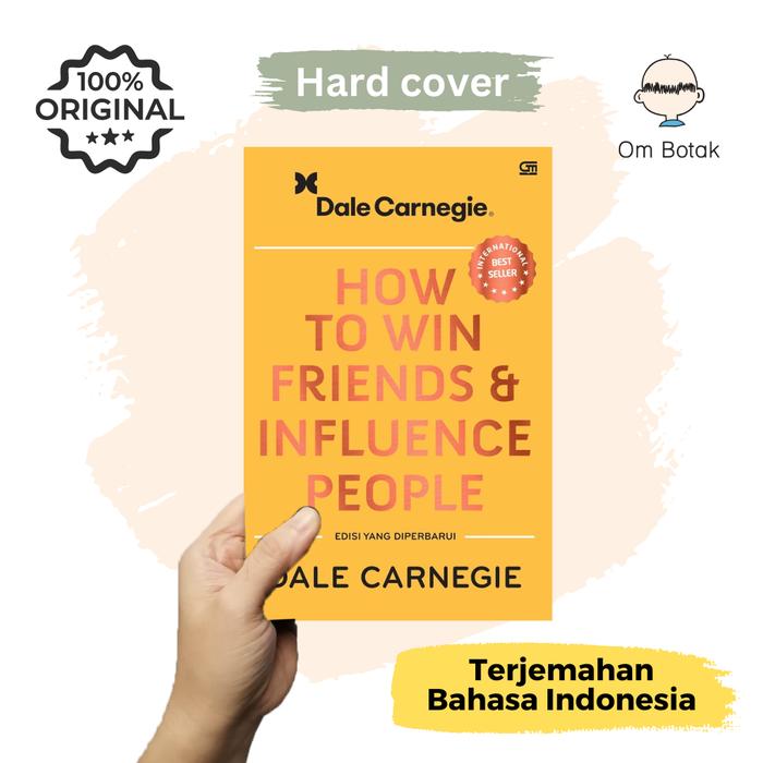 Gambar How to Win Friends and Influence People - Dale Carnegie (Hardcover) - Kuning dari Om Botak Shop undefined Tokopedia