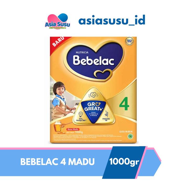 Gambar BEBELAC 4 (3-6 TAHUN ) VANILA MADU 1000 GR - Vanila dari asiasusuwahidin undefined Tokopedia