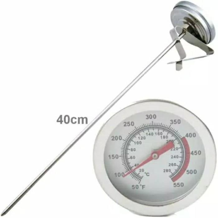 Gambar Termometer Suhu Minyak Goreng Panjang / Deep Fry Thermometer - 40cm dari Trinity Kitchen undefined Tokopedia