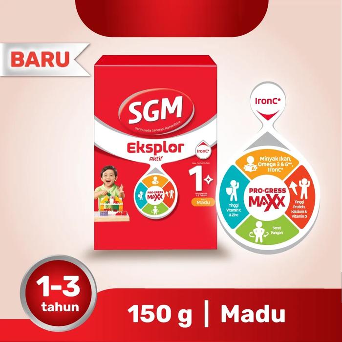 Gambar SGM Eksplor 1 Susu Pertumbuhan 150 g - Madu dari BEAUTIQME undefined 5 Tokopedia