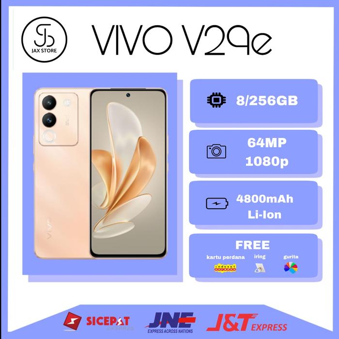 Gambar VIVO V29E 5G RAM 8/256GB - Smartphone GARANSI RESMI INDONESIA - Rose Gold dari JX-Cell undefined Tokopedia