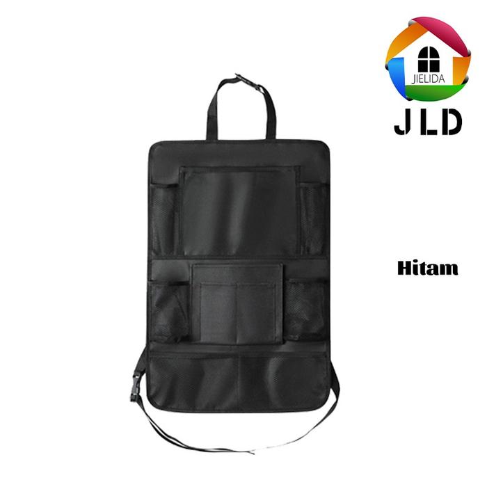 Gambar JieLiDa Kursi Jok Belakang Mobil Tas Penyimpanan Car Seat Organizer - Hitam dari JIELIDA undefined Tokopedia