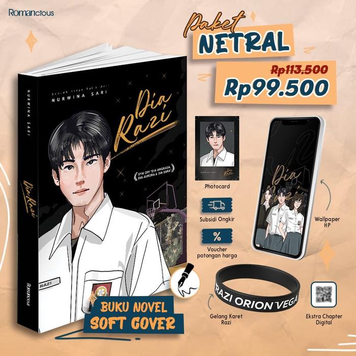 Gambar Pre Order Buku Novel - Dia Razi -  Nur Wyna - Romancious - Bumifiksi - Paket Netral dari Bumi Fiksi Makassar undefined Tokopedia