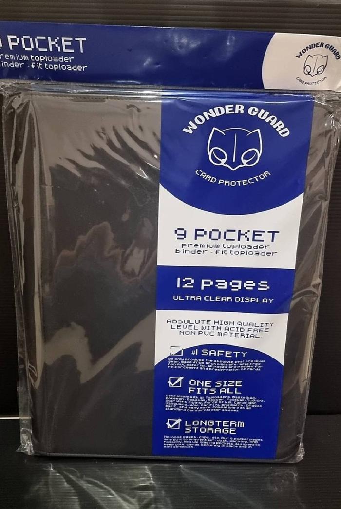 Gambar Wonder Guard Toploader ZIPPER Album ( FIT FOR TOTAL 216 CARD) - Original Black dari bert pokemart undefined Tokopedia