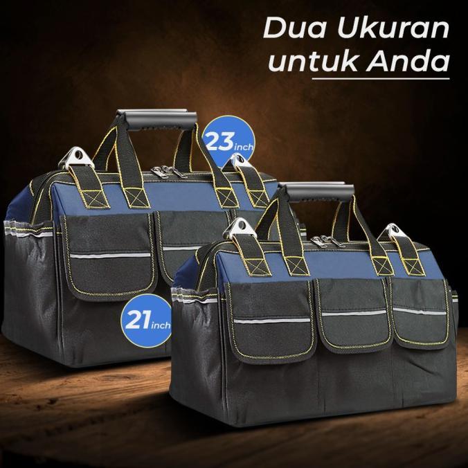 Gambar Tas perkakas tukang storage tool bag toolbag waterproof 23" 21inch - 21 inch dari surabaya_store2 undefined Tokopedia