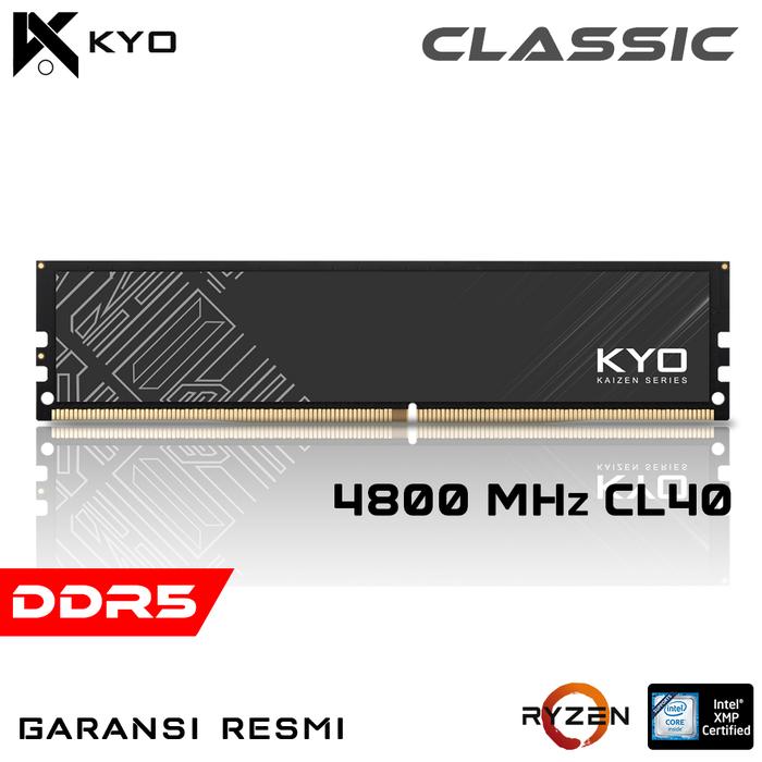 Gambar RAM PC KYO KAIZEN DDR5 32GB (1x32gb) 4800 MHz PC38400 DDR5 4800MHz U-DIMM UDIMM - 32GB (1X32GB) dari KYO Indonesia_NEW undefined Tokopedia