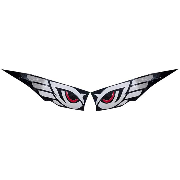 Gambar STIKER LAMPU UNTUK MOTOR VARIO NEW MOTIF MATA ELANG - Putih dari LRStoreMedan undefined Tokopedia