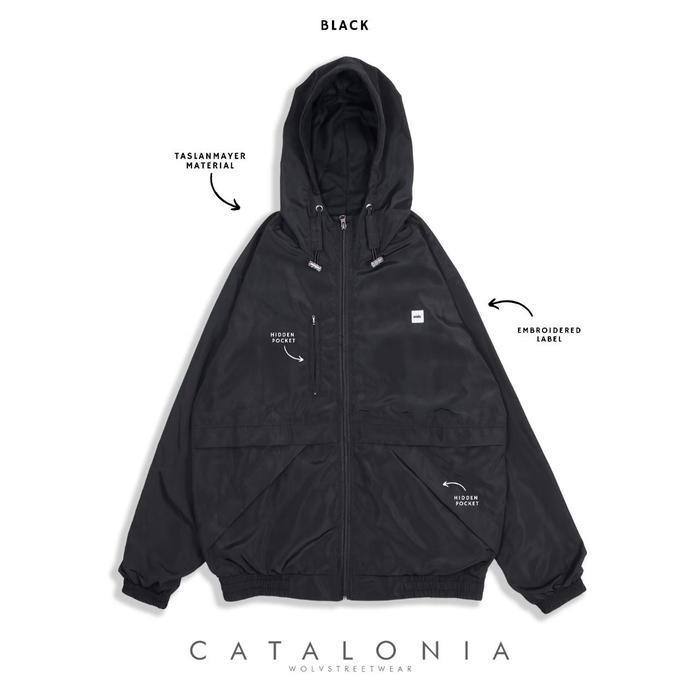 Gambar JAKET CASUAL CATALONIA SERIES ORIGINAL - BLACK, M dari DUST INDUSTRIES undefined Tokopedia