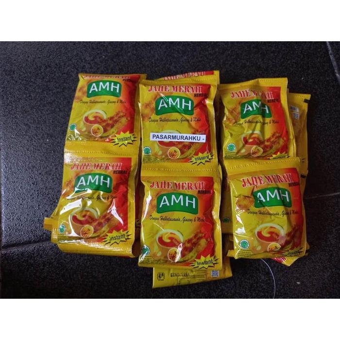 Gambar 200 Sachet Jahe Merah Amh Rasa Original Terbatas dari kedai aynari undefined Tokopedia