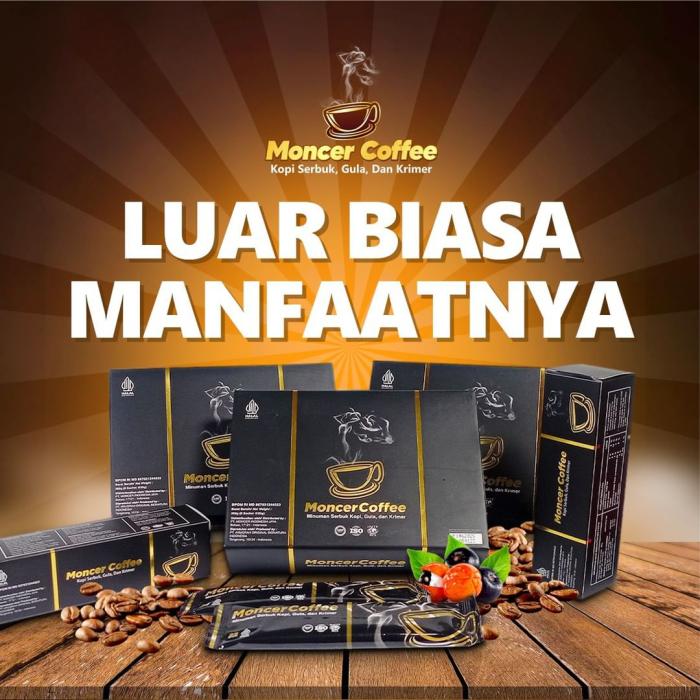 Gambar Kopi Moncer Coffee Original 1box - 8 Sachet Privasi aman dari Caresl undefined Tokopedia