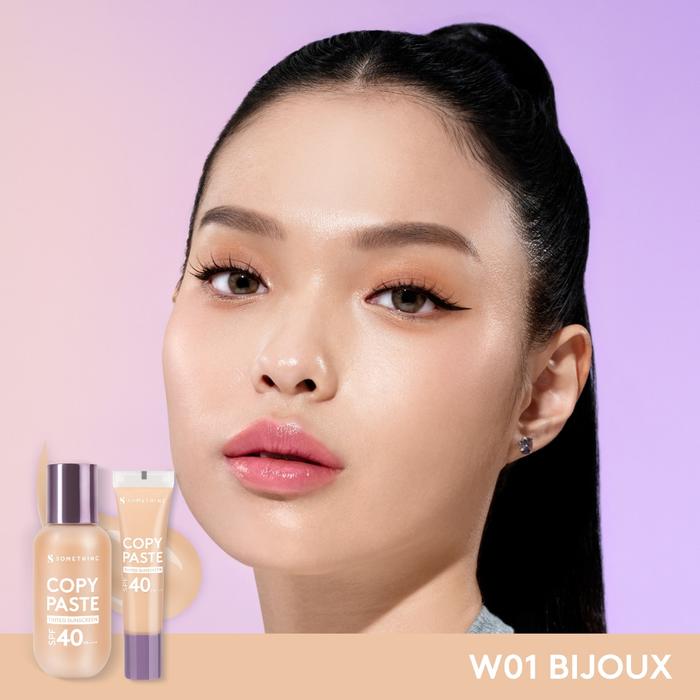 Gambar SOMETHINC Copy Paste Tinted Sunscreen SPF 40 PA++++ Skin Tint Travel - W01 BIJOUX dari GUDANG SKINCARE SBY undefined Tokopedia