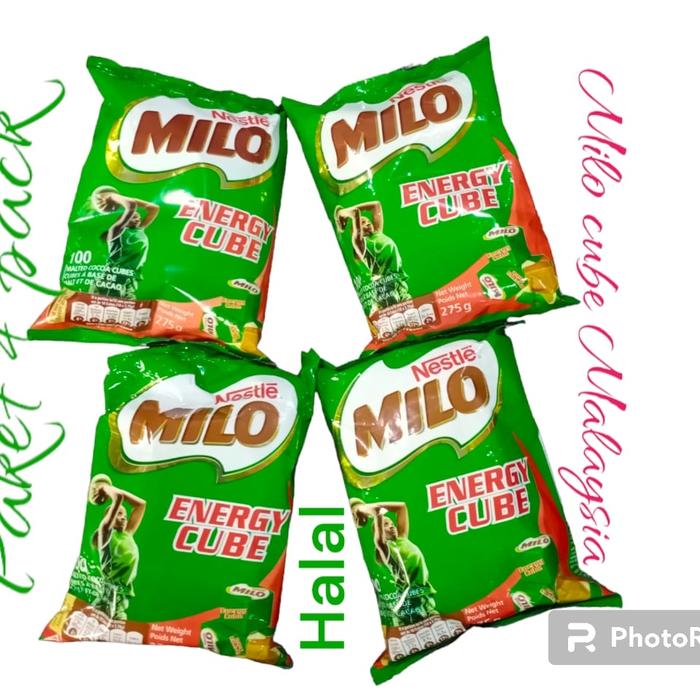 Gambar Paket 4 pack milo cube isi 100 ( 400 pcs) dari pasarpmp undefined Tokopedia