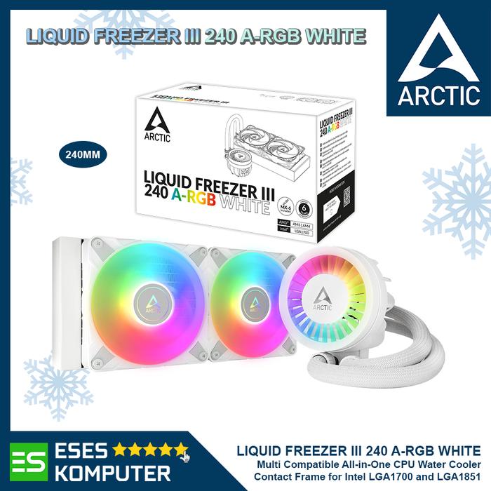 Promo ARCTIC LIQUID FREEZER III A-RGB 240 280 360 420 WHITE AIO Water ...