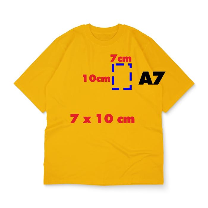 Gambar Kaos Oversize Custom Sablon Satuan dan Lusinan Cotton Combed 24S A3 A4 - A7, S dari IBEX PRINTING undefined Tokopedia