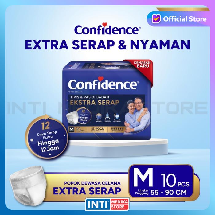 Gambar CONFIDENCE - Adult Diapers Pants EXTRA SERAP | Popok Dewasa Celana - M Isi 10 dari INTI MEDIKA STORE undefined Tokopedia