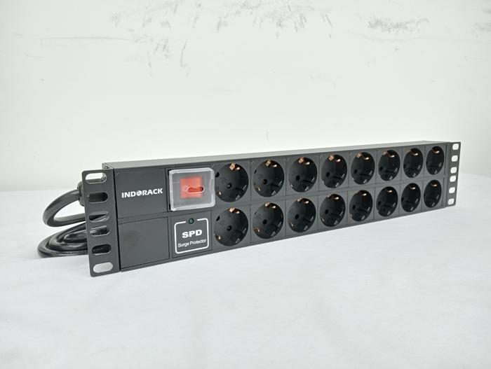 Jual Indorack Power Distribution Unit 16 Outlet Germany Colokan 16 ...