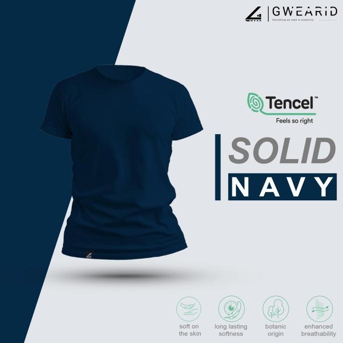Gambar terlaris Kaos Polos Pria GwearID Cotton Tencel Premium Terimakasih - Navy, XXXL dari nuy_shop02 undefined Tokopedia