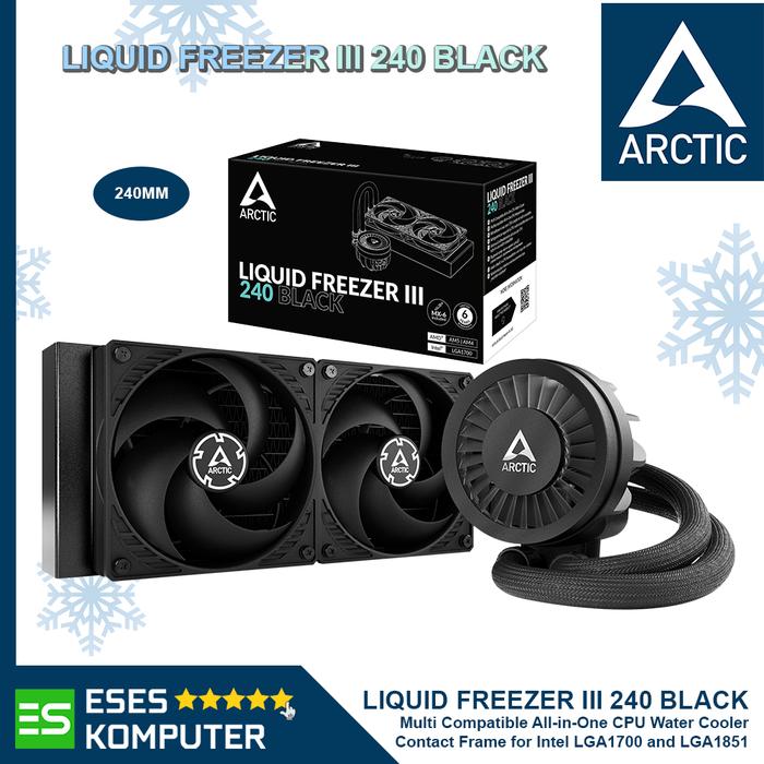 Gambar ARCTIC LIQUID FREEZER III 240 280 360 420 BLACK - AIO CPU Water Cooler - 240mm dari ESES Komputer undefined Tokopedia