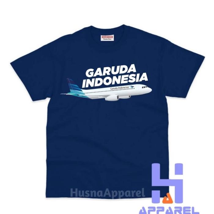 Gambar KAOS PESAWAT AIRBUS A330 GARUDA INDONESIA - Navy, S dari husna apparell undefined Tokopedia