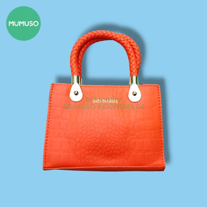 Gambar MUMUSO Tas Jinjing Fashion Wanita 3 Varian Warna - Orange dari MUMUSO INDONESIA 04 undefined Tokopedia