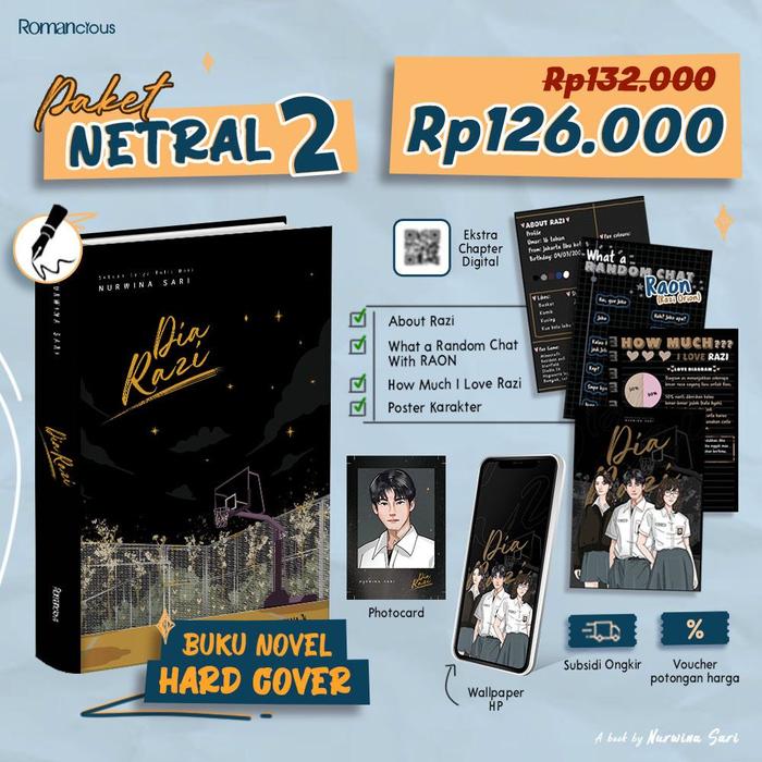 Gambar Pre Order Buku Novel - Dia Razi -  Nur Wyna - Romancious - Bumifiksi - Paket Netral 2 dari Bumi Fiksi Makassar undefined Tokopedia