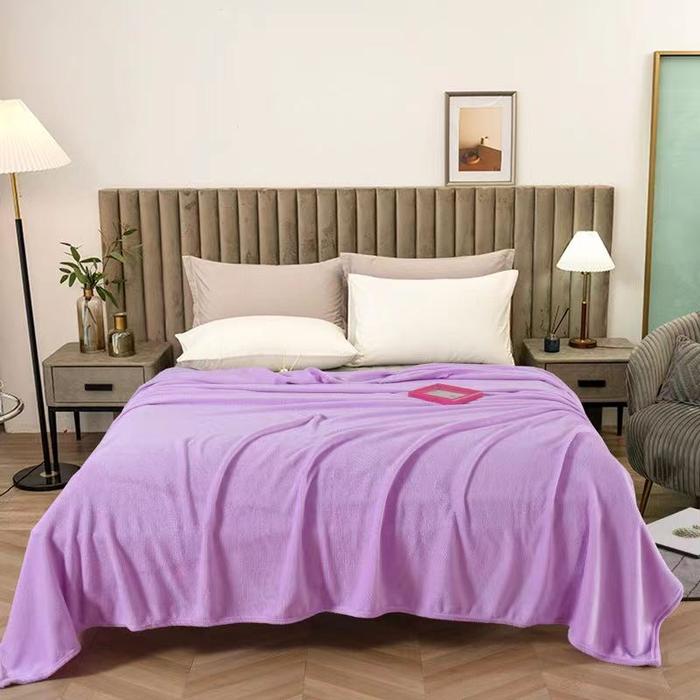 Gambar Selimut Bulu Lembut & Halus Pola Polos Uk Dewasa 180x200 cm - Purple, 180x200cm dari MENDALEPEDIA undefined Tokopedia
