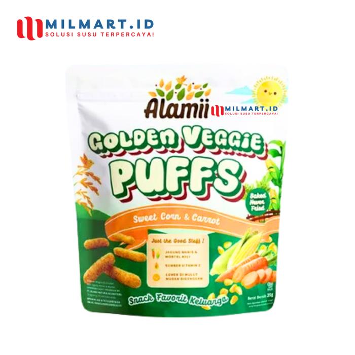Gambar ALAMII PUFFS 15G - SMALL PACK BABY SNACKS BAYI HEALTHY MAKANAN NUTRISI - VEGGIE dari milmart.id undefined Tokopedia